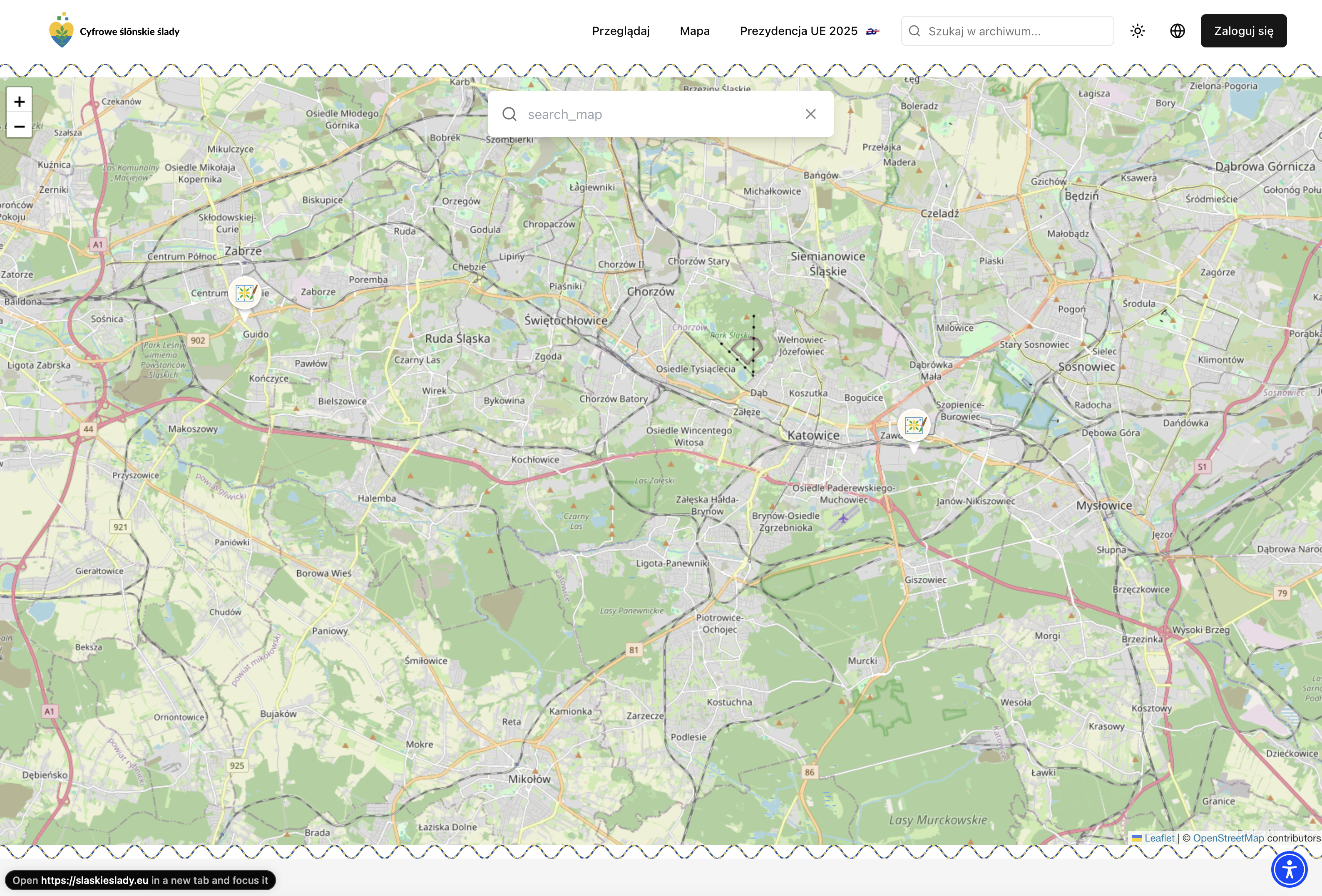 Śląskie Ślady – ekran 2